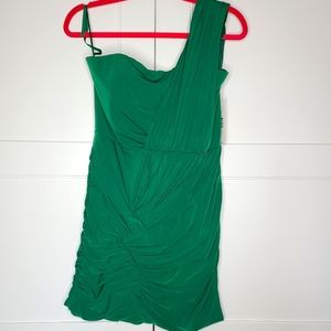 NWT Gianni Bini ruched one shoulder dress